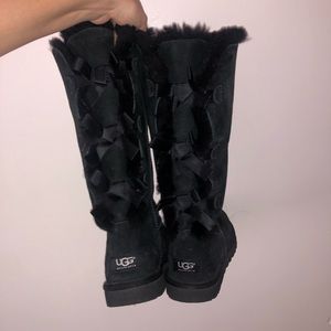 authentic tall bow UGG boots